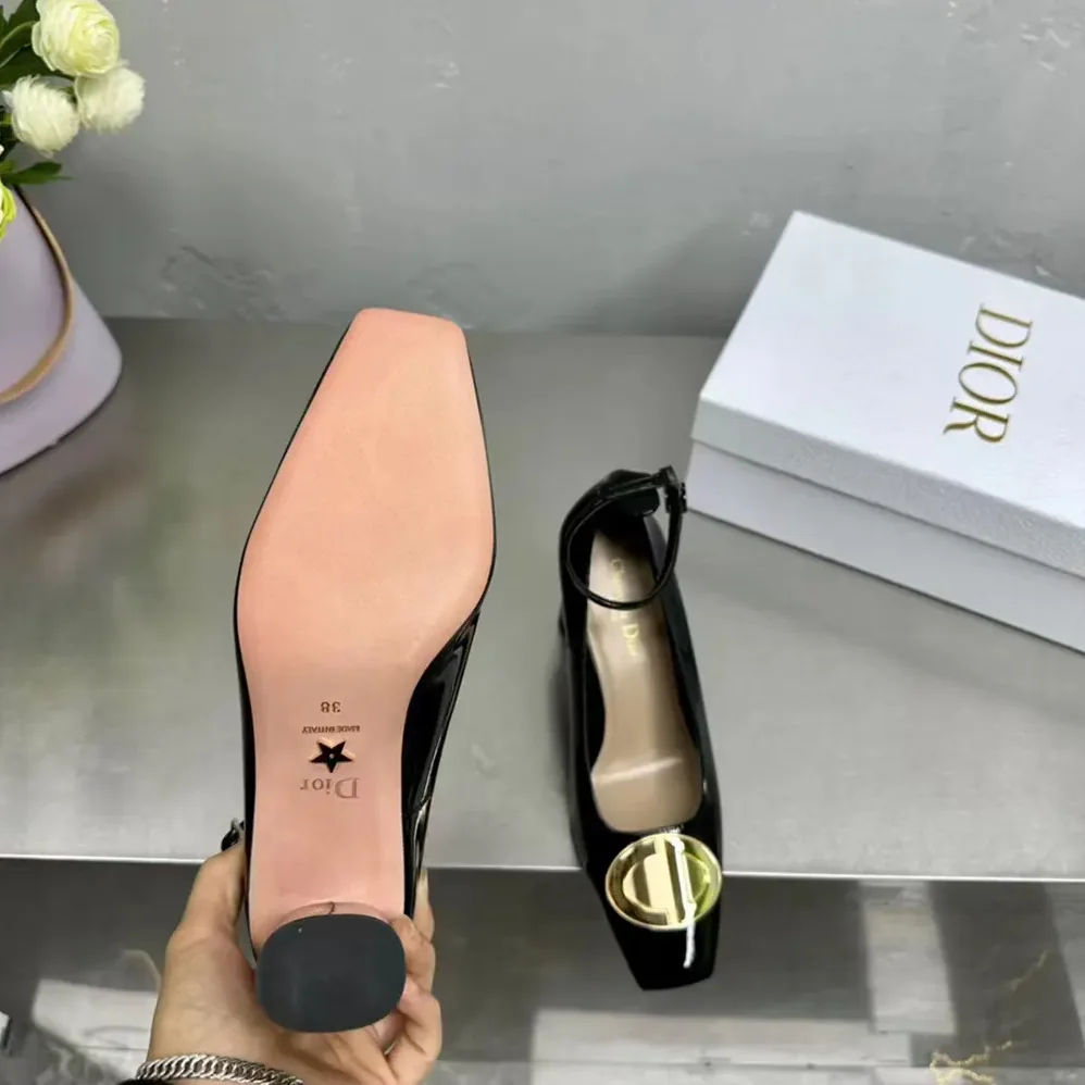 Dior CD Forever Dior Pump Black Patent Calfskin for Women Dior CD Forever Dior Pump Black Patent Calfskin for Women