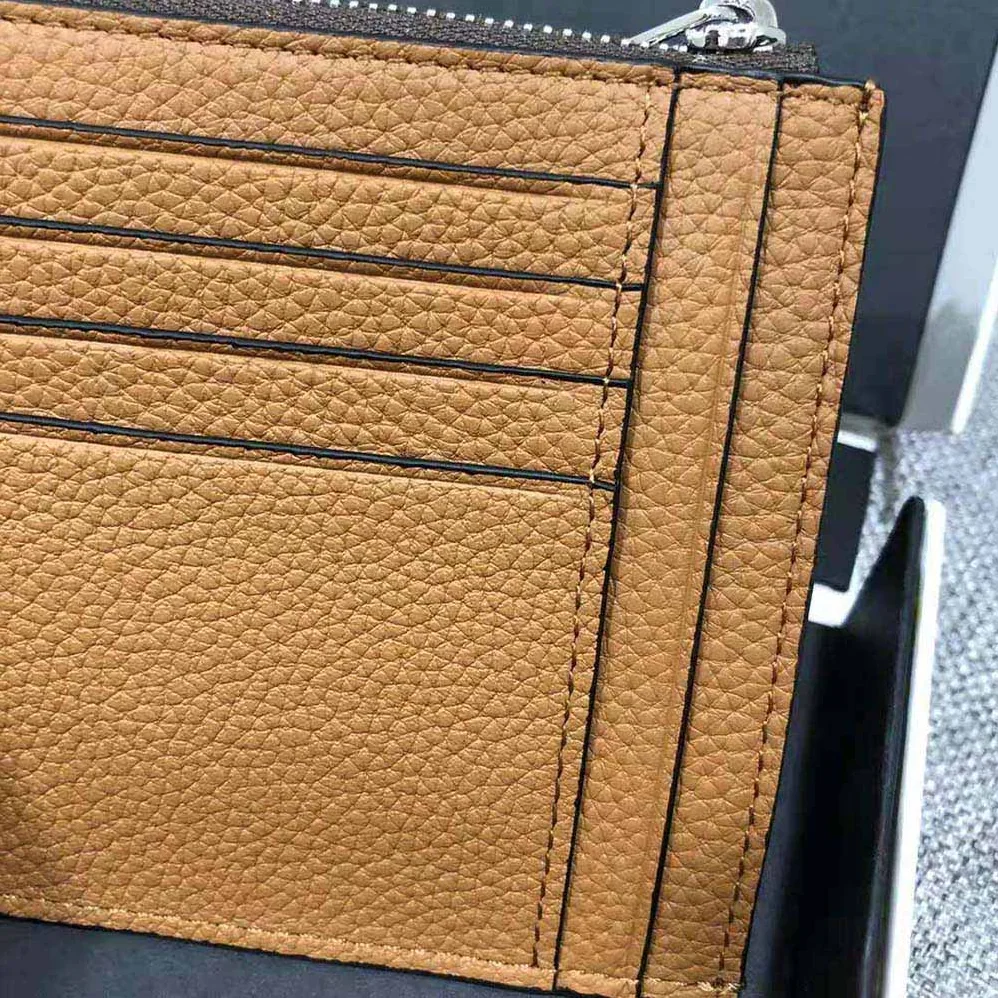 Loewe Coin Cardholder in Soft Grained Calfskin for Women in Brown Loewe Coin Cardholder in Soft Grained Calfskin for Women in Brown