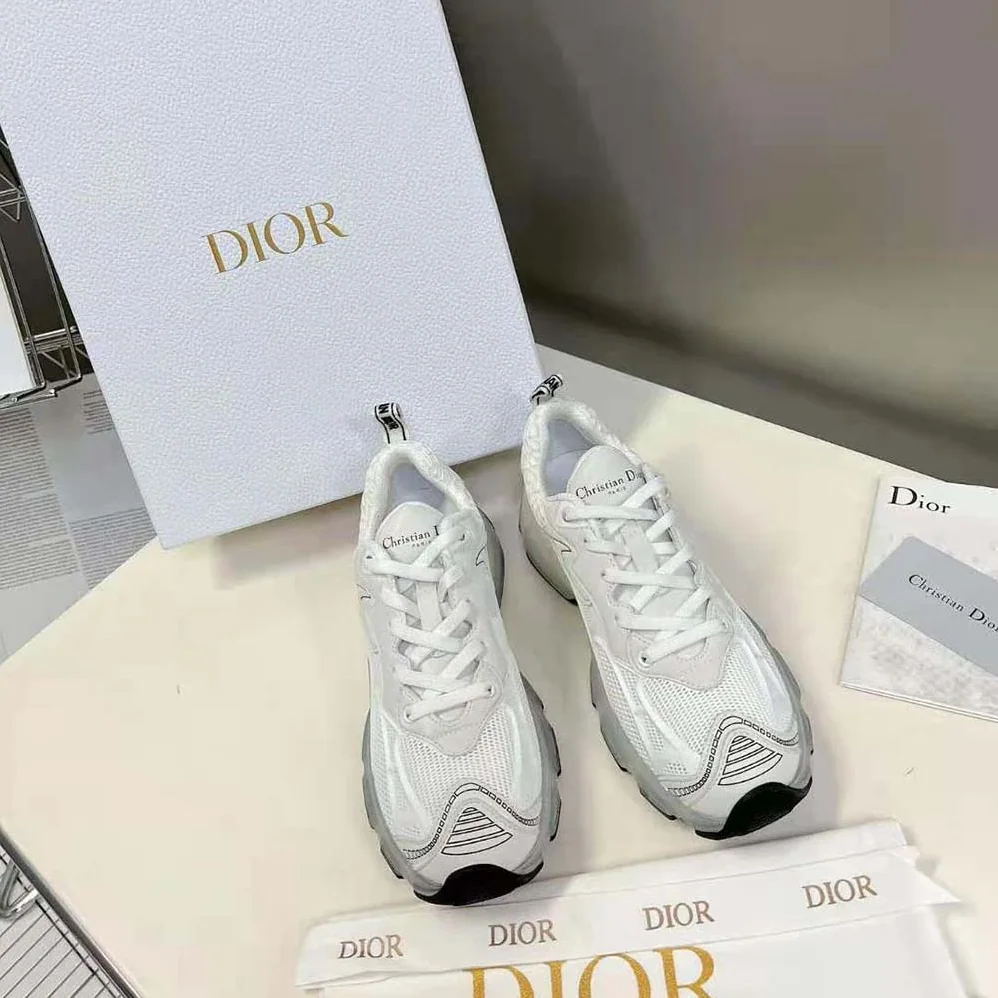 Dior Vibe Sneaker White Technical Fabric Mesh and Rubber for Women Dior Vibe Sneaker White Technical Fabric Mesh and Rubber for Women