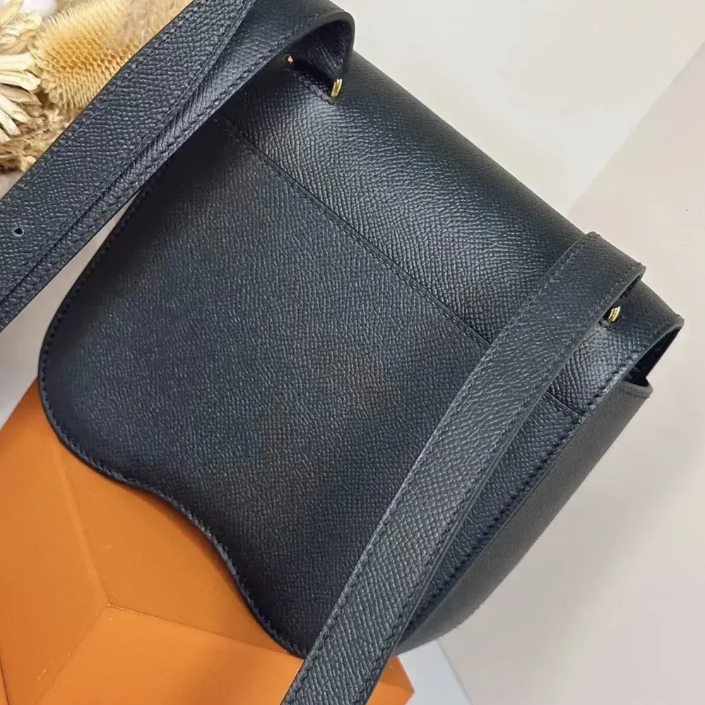 Hermes Della Cavalleria Mini Bag Epsom Leather for Women in Black/Gold Hermes Della Cavalleria Mini Bag Epsom Leather for Women in Black/Gold