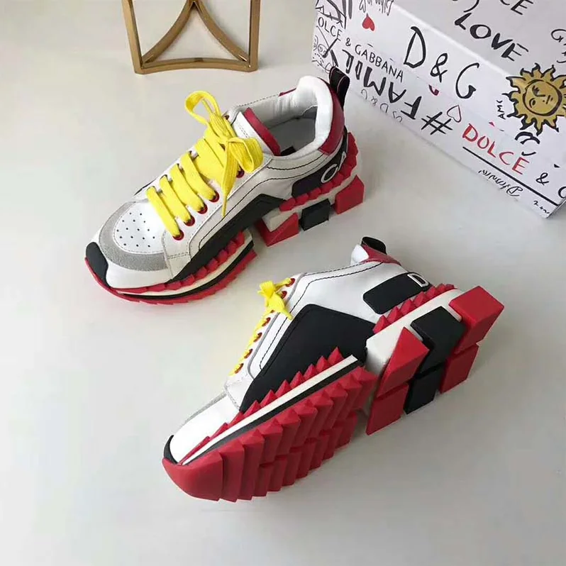 Dolce Gabbana D&G Shoes Multicolor Super King Sneakers for Women Dolce Gabbana D&G Shoes Multicolor Super King Sneakers for Women