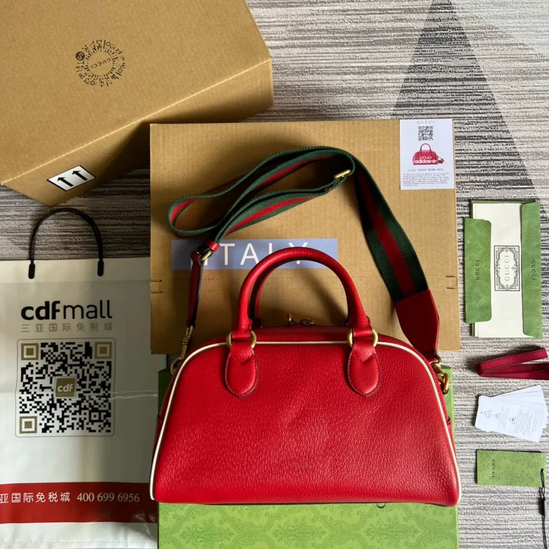 Gucci x Adidas Mini Duffle Bag Red / GG