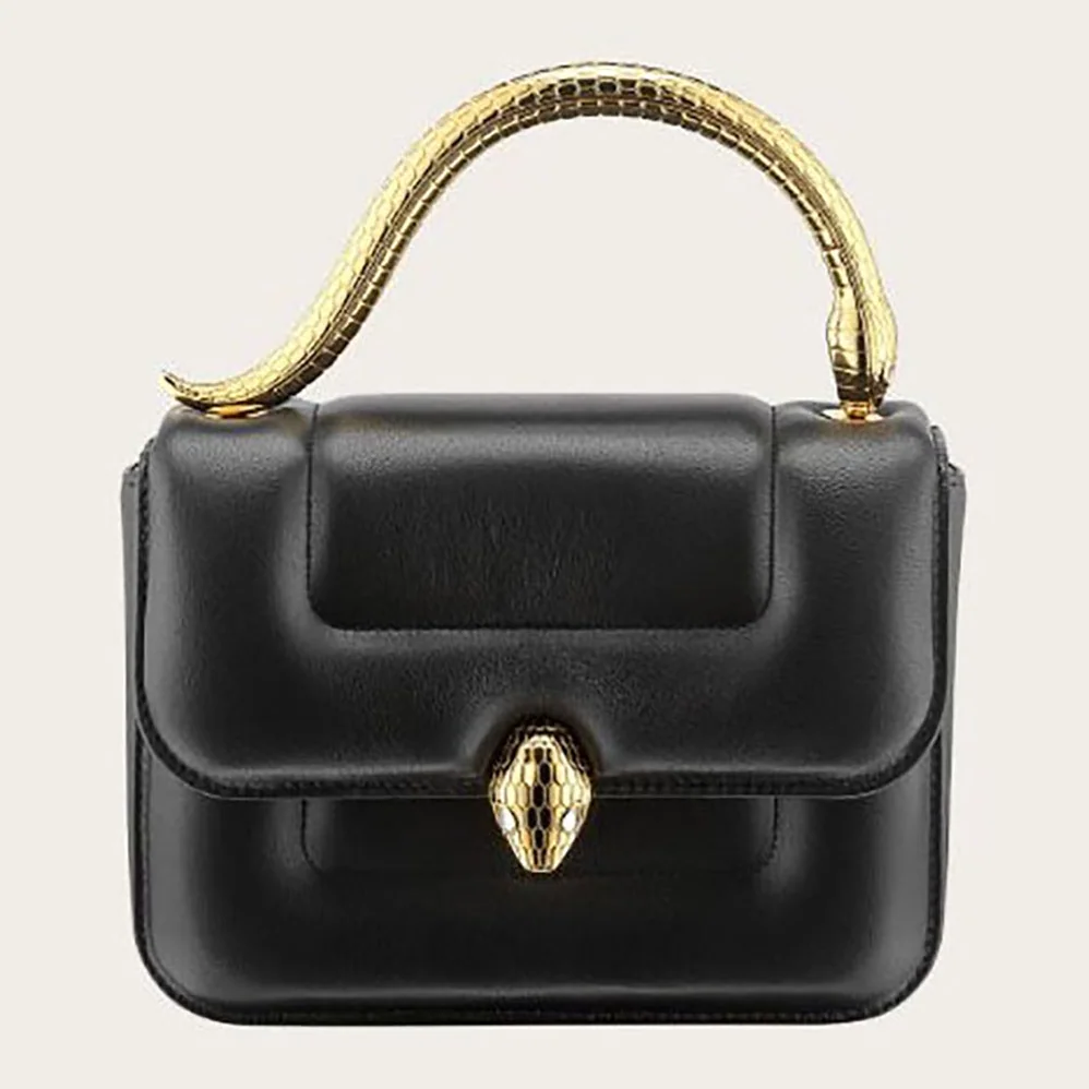 Bvlgari Mary Katrantzou X Bvlgari Top Handle for Women in Black Bvlgari Mary Katrantzou X Bvlgari Top Handle for Women in Black