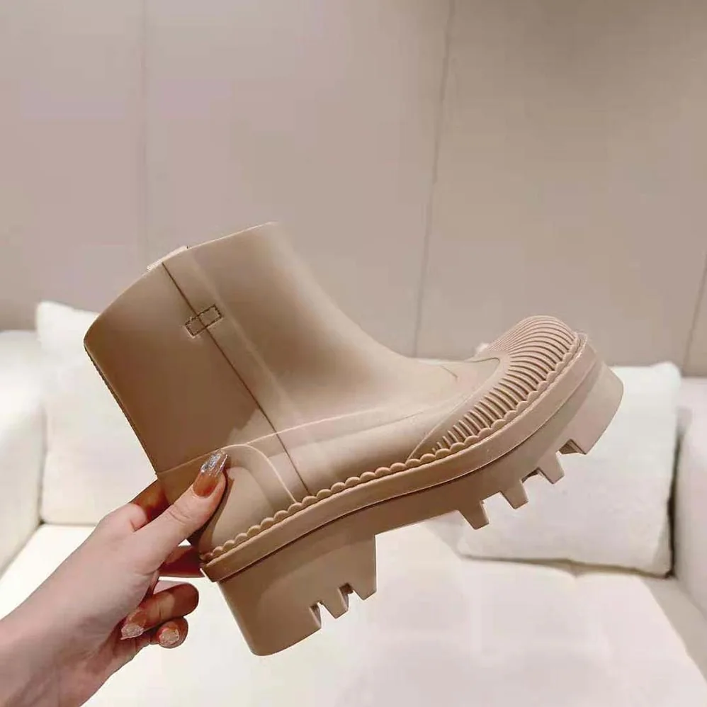 Chloe Raina Rain Boot for Women in Beige