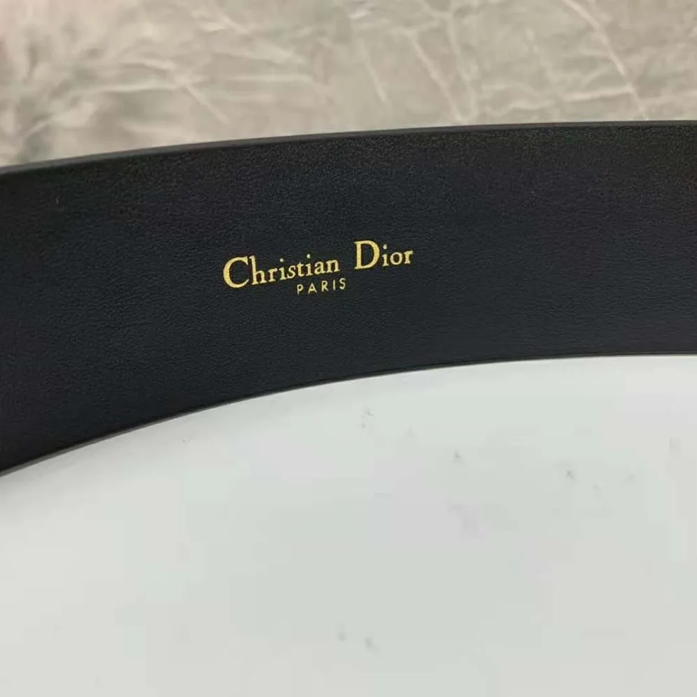 Dior 30 Montaigne Belt Black Smooth Calfskin, 40 MM for Women