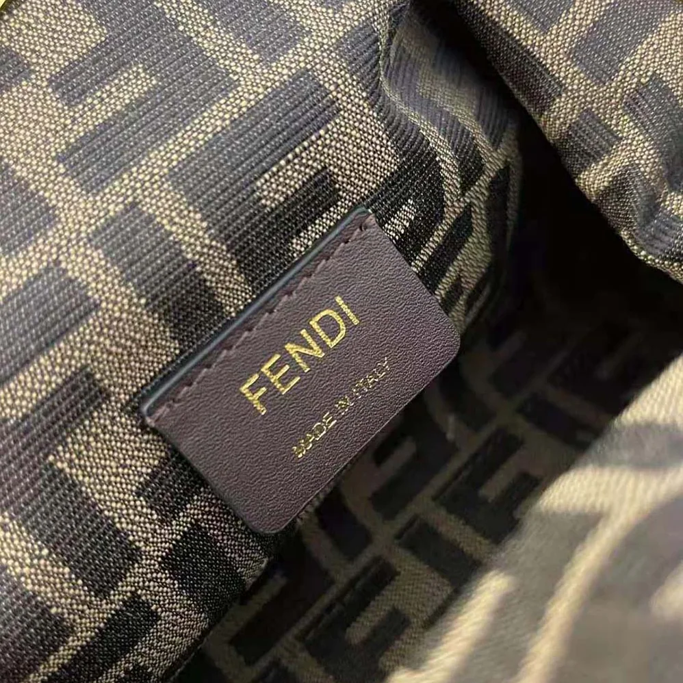 Fendi Fendi First Small Natural Straw Bag for Women