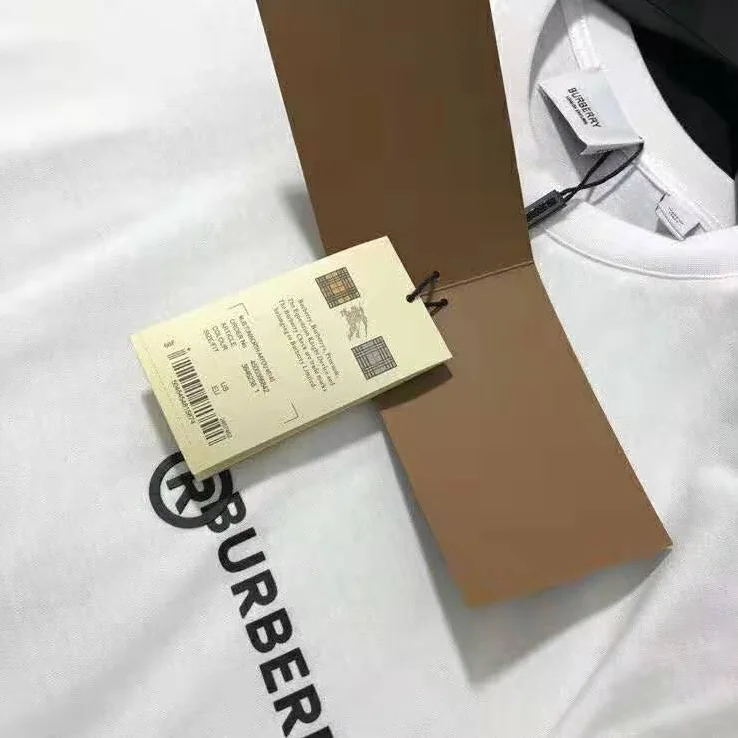Burberry Logo Print Cotton Oversized T-Shirt for Men in White