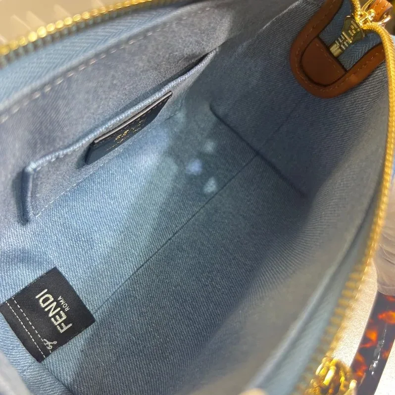 Fendi Anws By The Way Mini Bag Blue / Fendi Anws By The Way Mini Bag Blue /