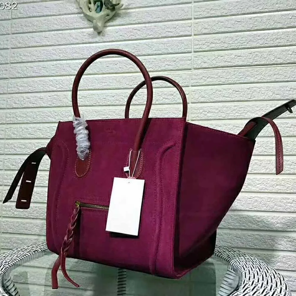 Celine Medium Luggage Phantom Bag in Baby Calfskin Leather in Purple Celine Medium Luggage Phantom Bag in Baby Calfskin Leather in Purple