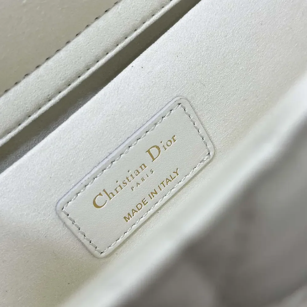 Dior Small Lady D-Joy Bag Latte Cannage Lambskin for Women