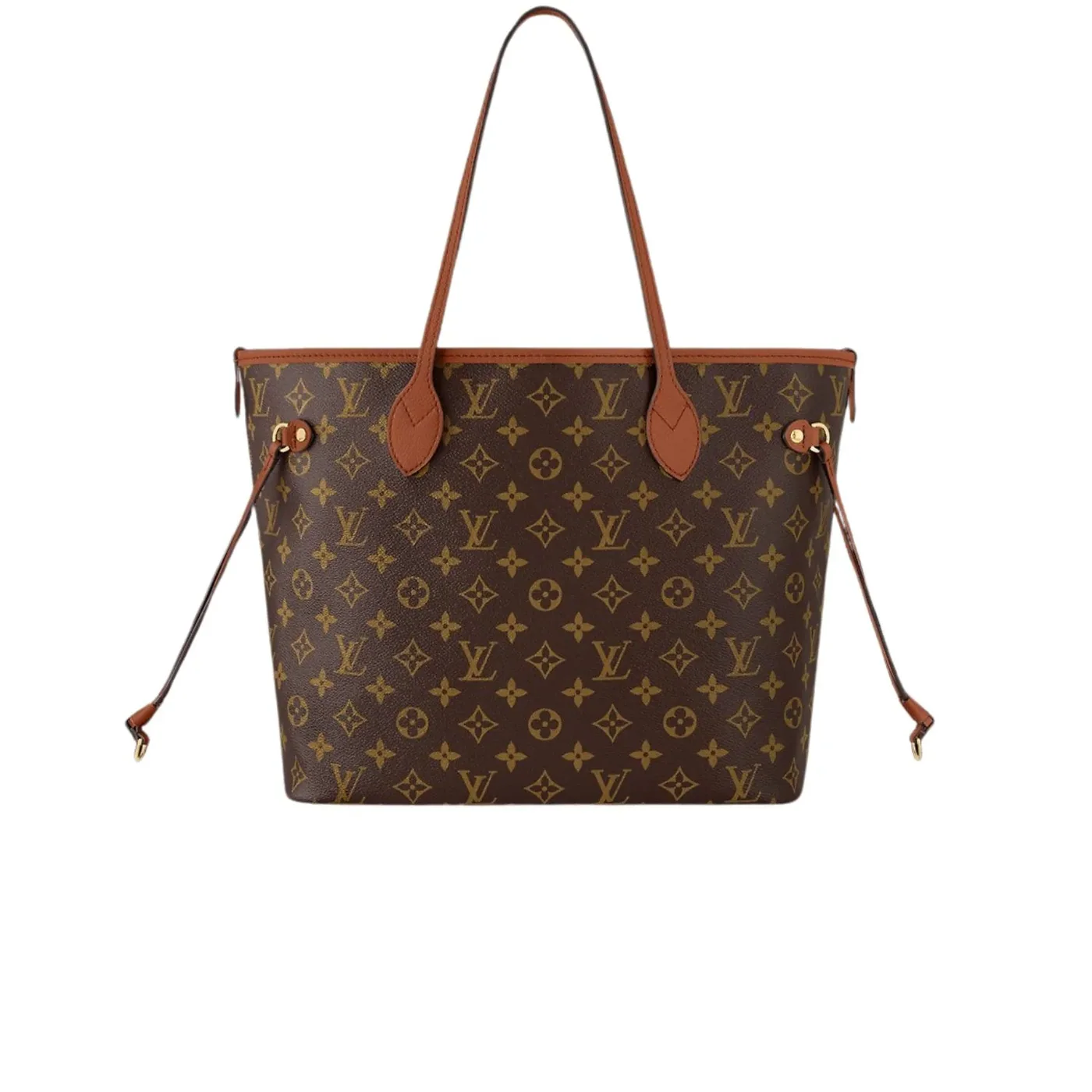 Louis Vuitton Neverfull Inside Out MM Tote Bag in Tan Gold Hardware Louis Vuitton Neverfull Inside Out MM Tote Bag in Tan Gold Hardware