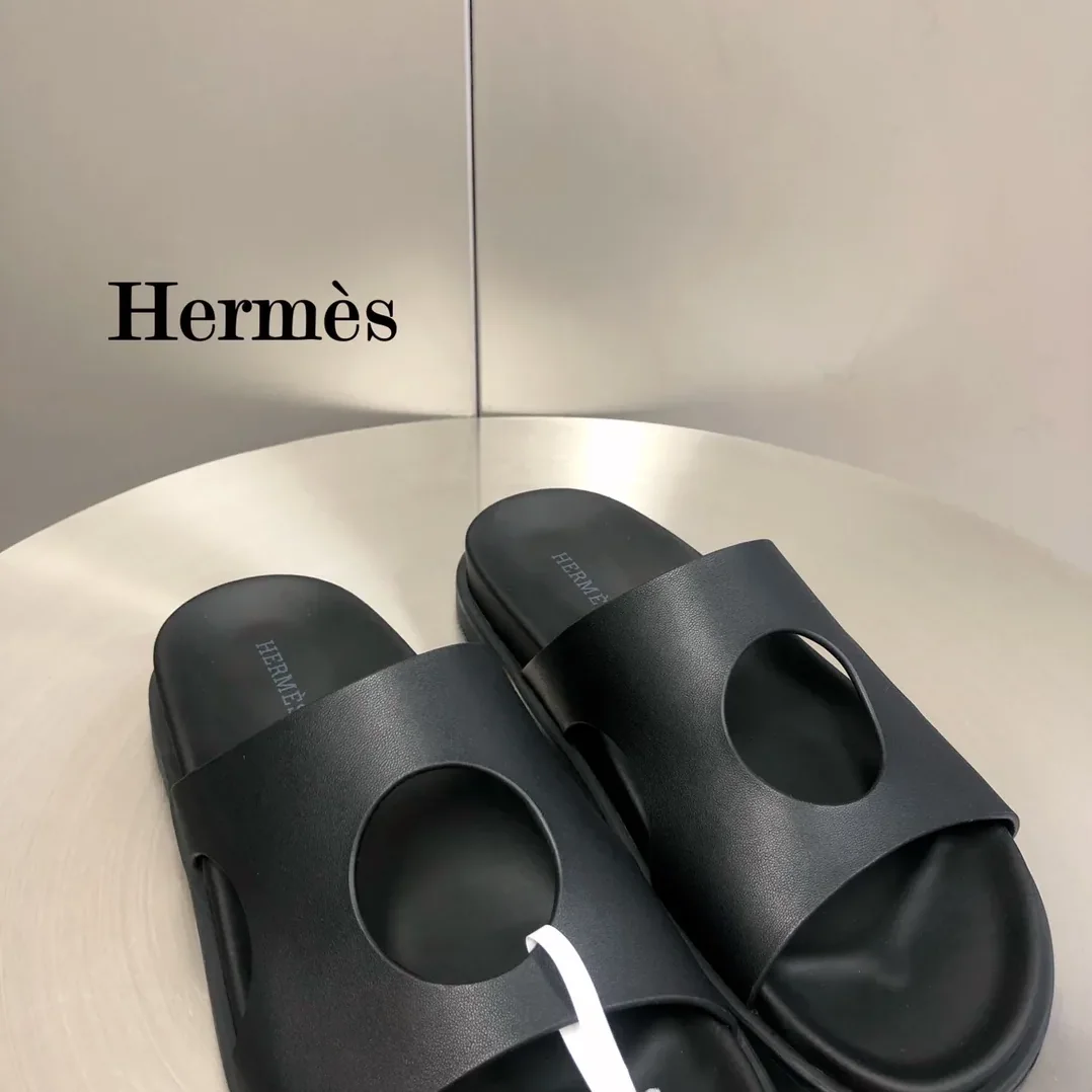Hermes Edith Sandal Black Hermes Edith Sandal Black