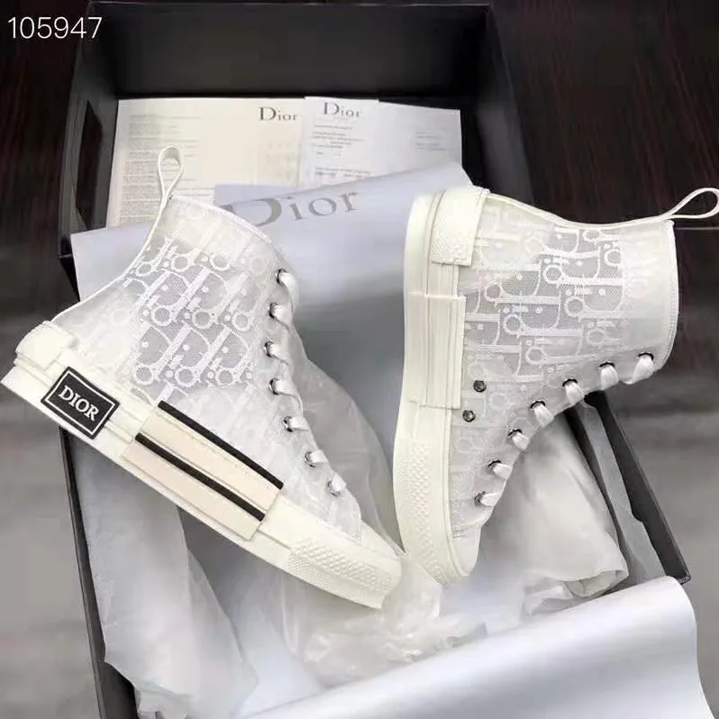 Dior B23 High-Top Dior Oblique Sneaker for Unisex in White Dior B23 High-Top Dior Oblique Sneaker for Unisex in White