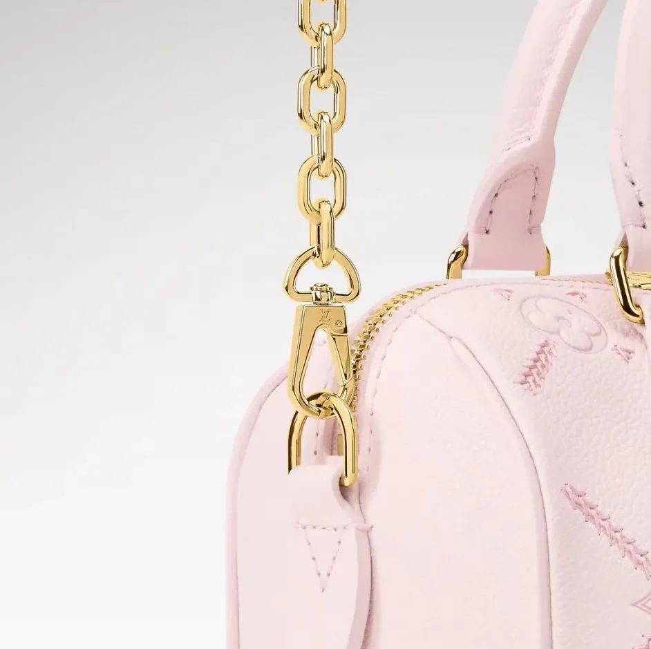 Louis Vuitton Speedy Bandouliere 20 Top Handle Bag / Light Bliss Couture Gold Hardware