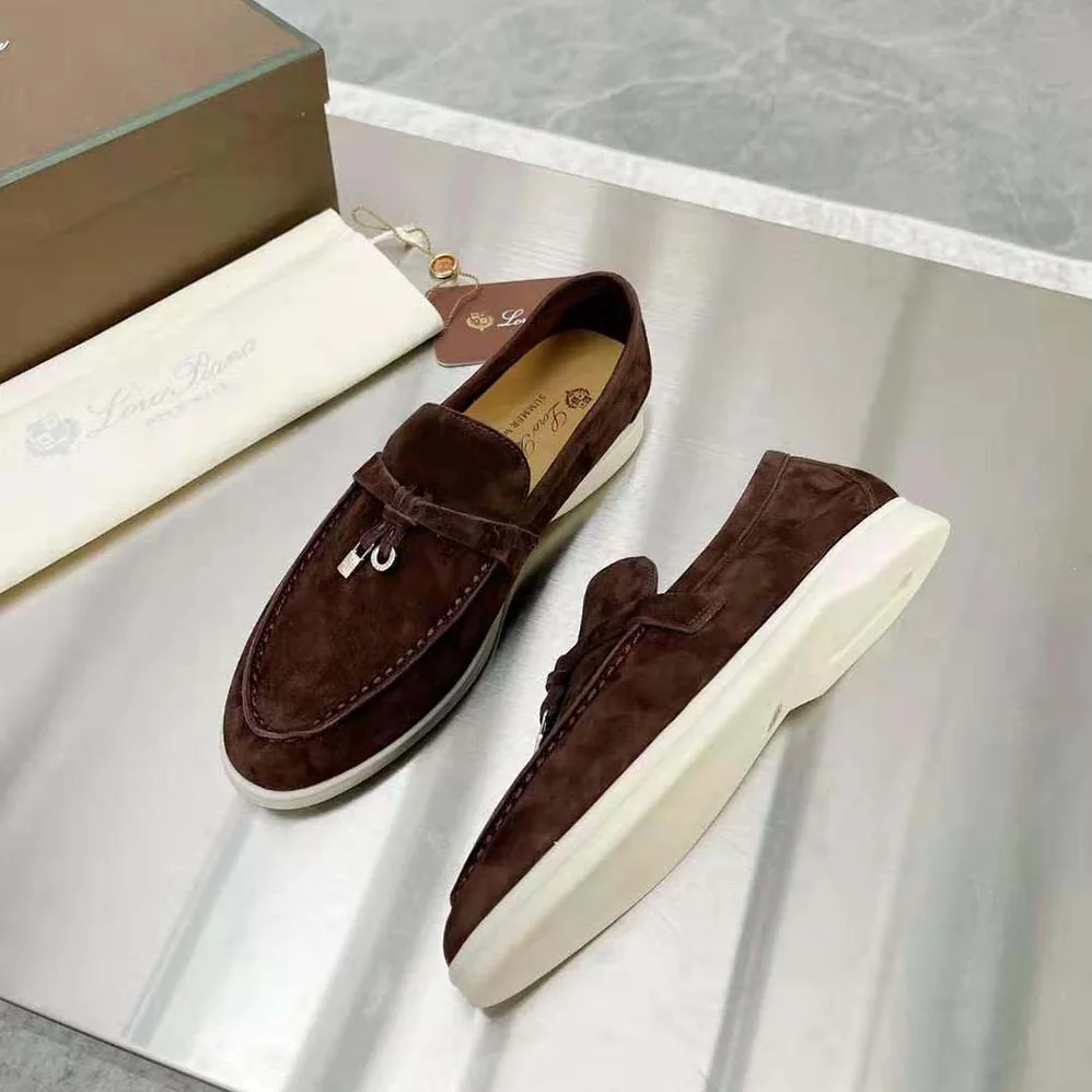 Loro Piana Summer Charms Walk Loafers for Unisex in Brown Loro Piana Summer Charms Walk Loafers for Unisex in Brown