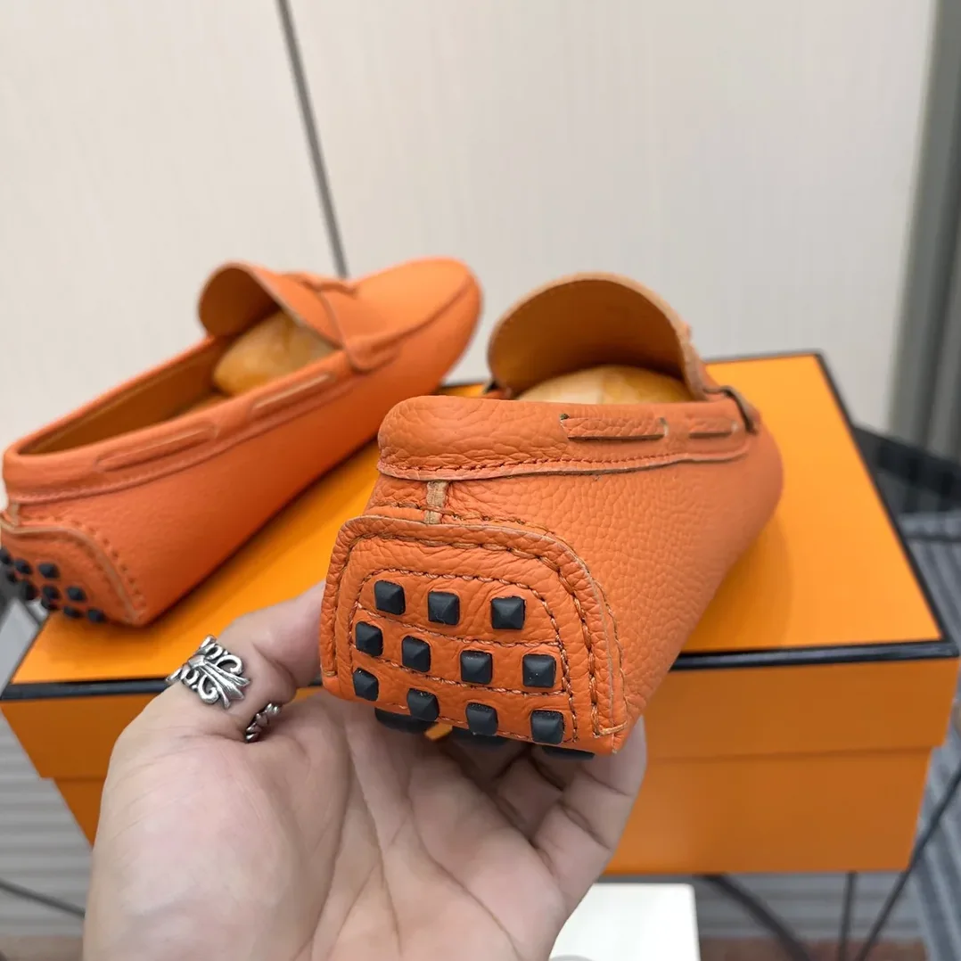 Hermes Irving Loafer Orange Hermes Irving Loafer Orange