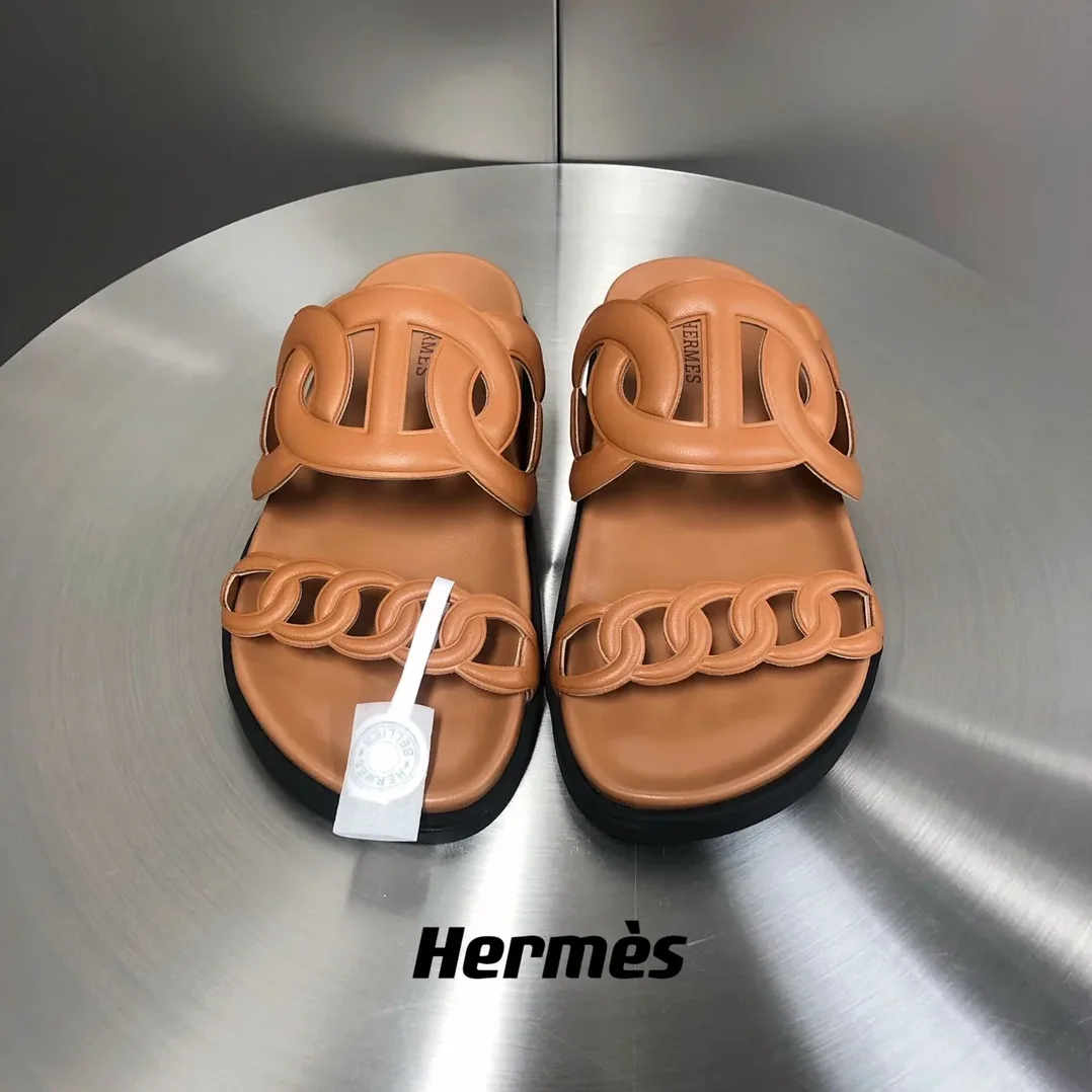 Hermes Extra Sandal Brown Hermes Extra Sandal Brown