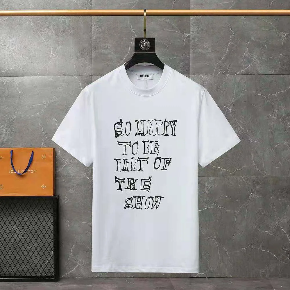 Celine T-shirt in Cotton Jersey with Artist Print for Women in White Celine T-shirt in Cotton Jersey with Artist Print for Women in White