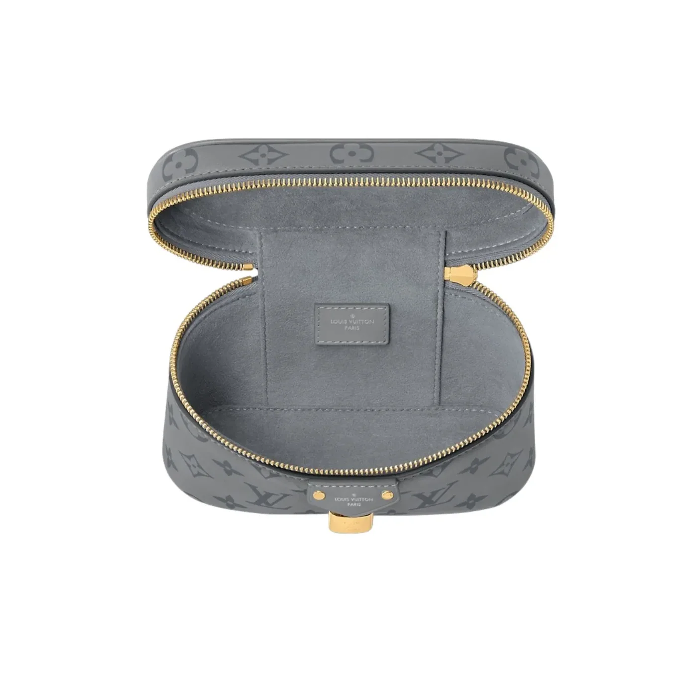 Louis Vuitton Vanity Chain Pouch Trianon Gray /