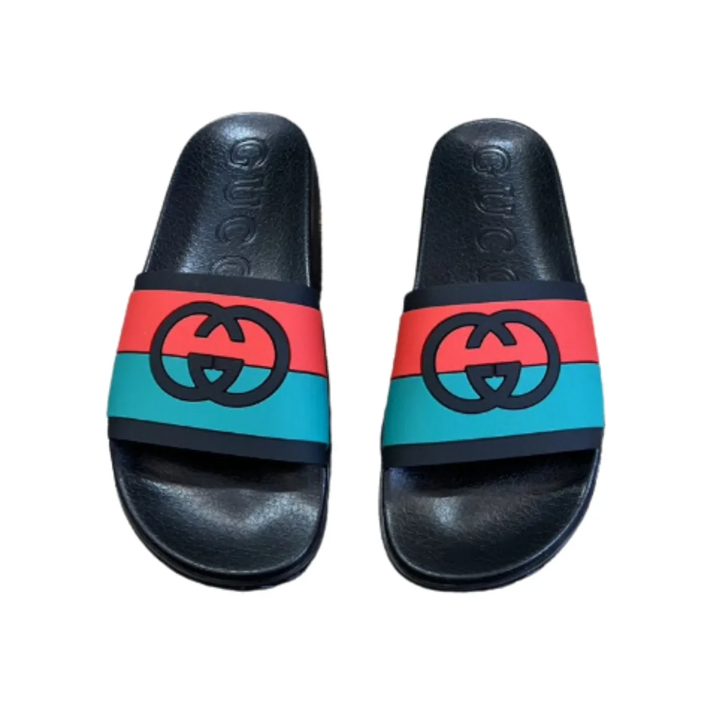 Gucci Good Game Slide Sandal Black Gucci Good Game Slide Sandal Black
