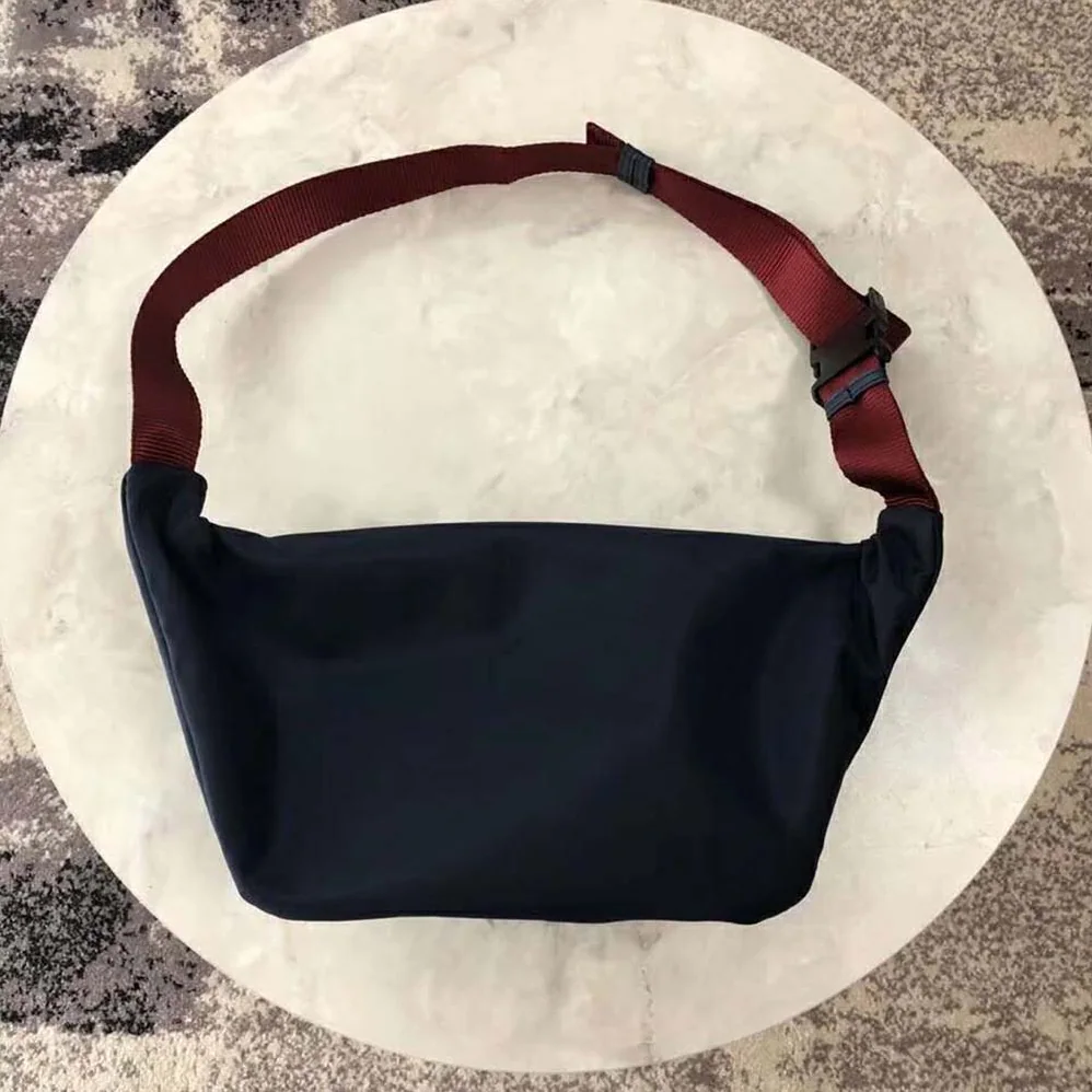 Balenciaga Wheel Beltpack in Navy Nylon and Balenciaga Embroidered for Women