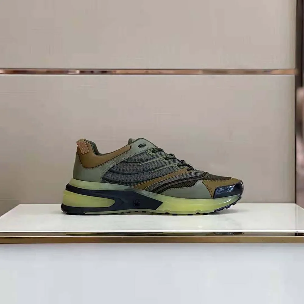 Givenchy Giv 1 Sneakers in Leather and Mesh for Unisex in Green