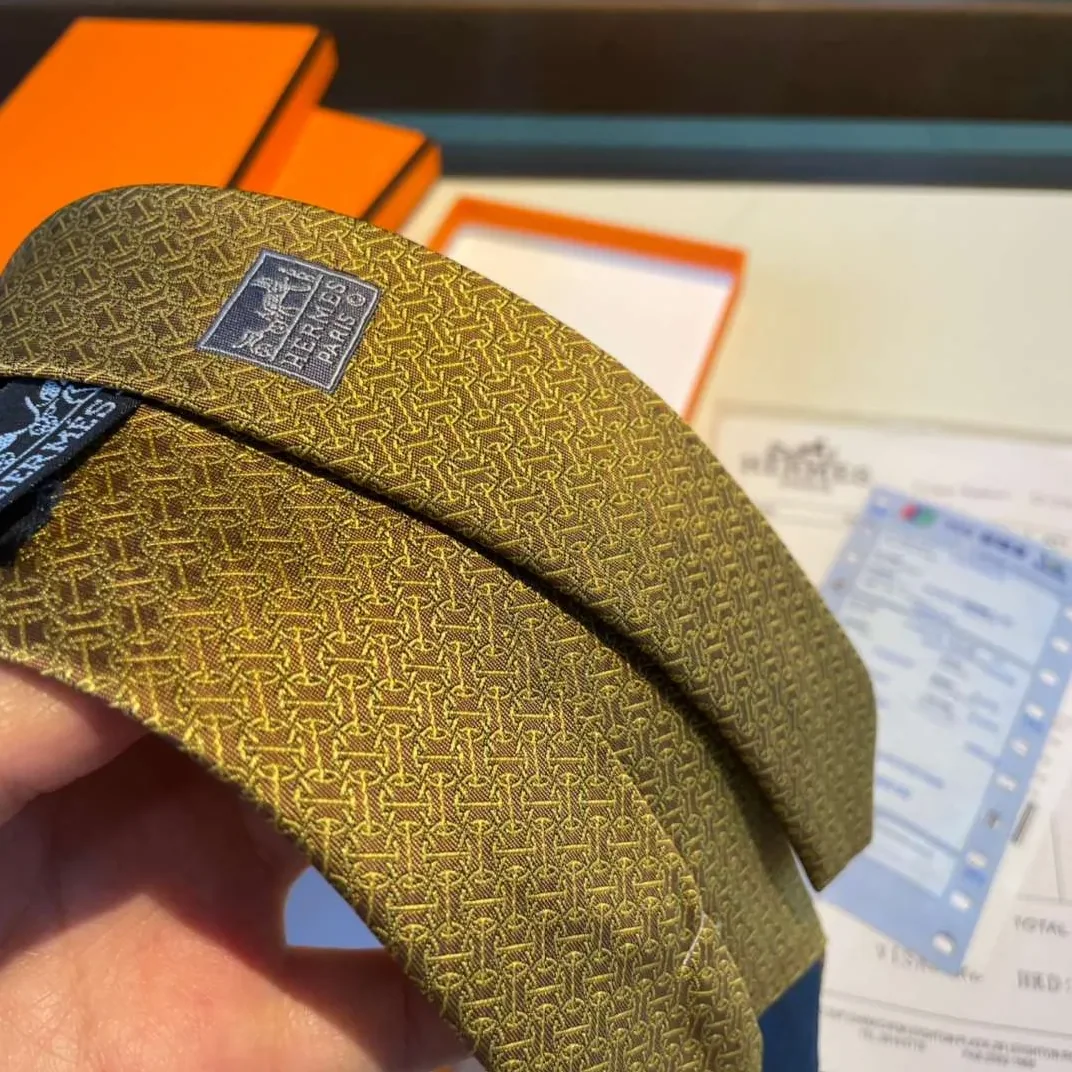 Hermes Tie Larguez Les Amarres Twillbi Yellow Hermes Tie Larguez Les Amarres Twillbi Yellow