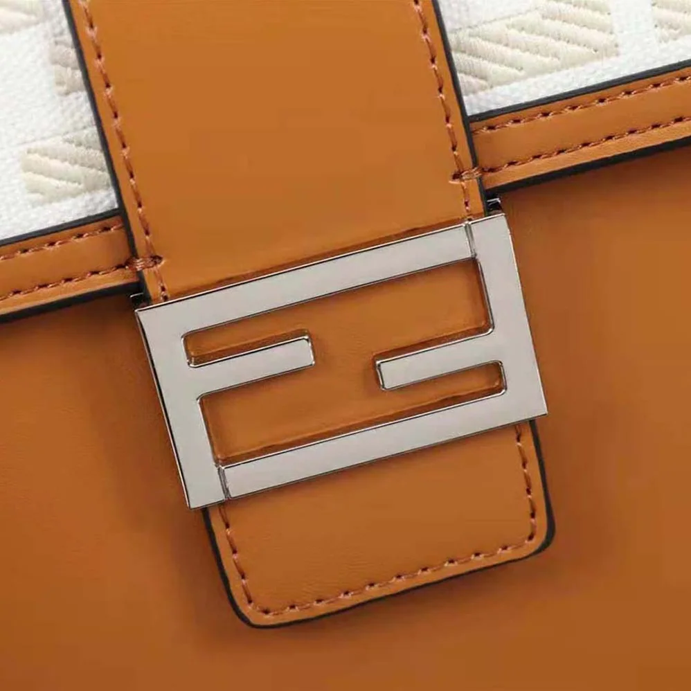Fendi Flat Baguette Leather Bag for Men in Brown Fendi Flat Baguette Leather Bag for Men in Brown