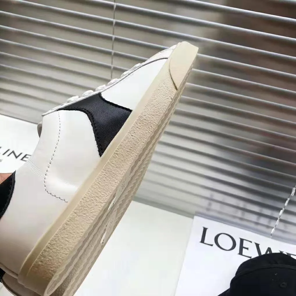 Celine Celine Triomphe Low Lace Up Sneaker Calfskin for Women in White