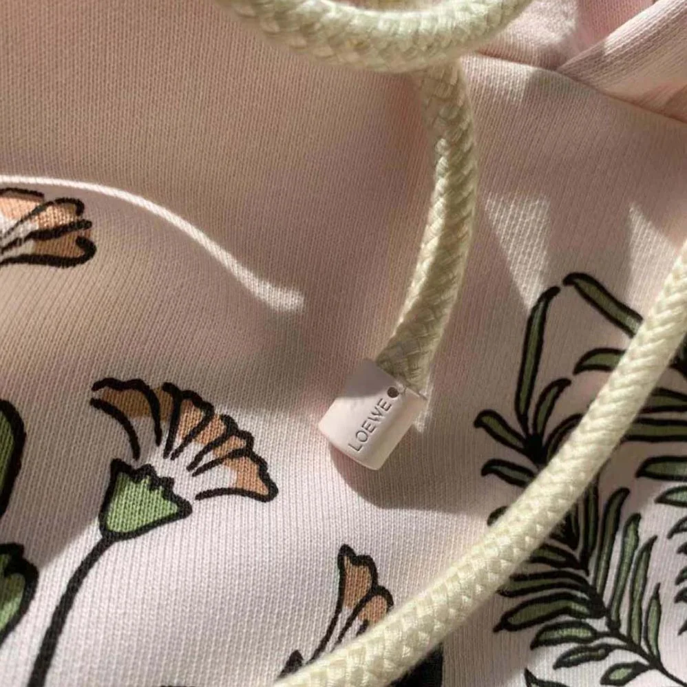 Loewe Herbarium LOEWE Hoodie in Cotton for Women Loewe Herbarium LOEWE Hoodie in Cotton for Women