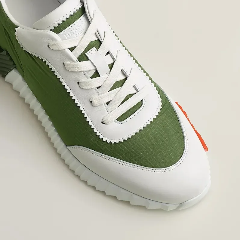 Hermes Bouncing Sneakers Matcha in White Hermes Bouncing Sneakers Matcha in White