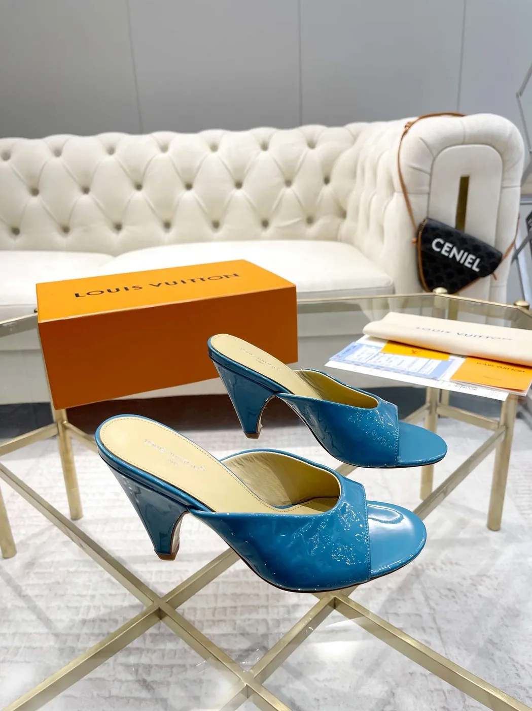Louis Vuitton Super Mule Blue Louis Vuitton Super Mule Blue