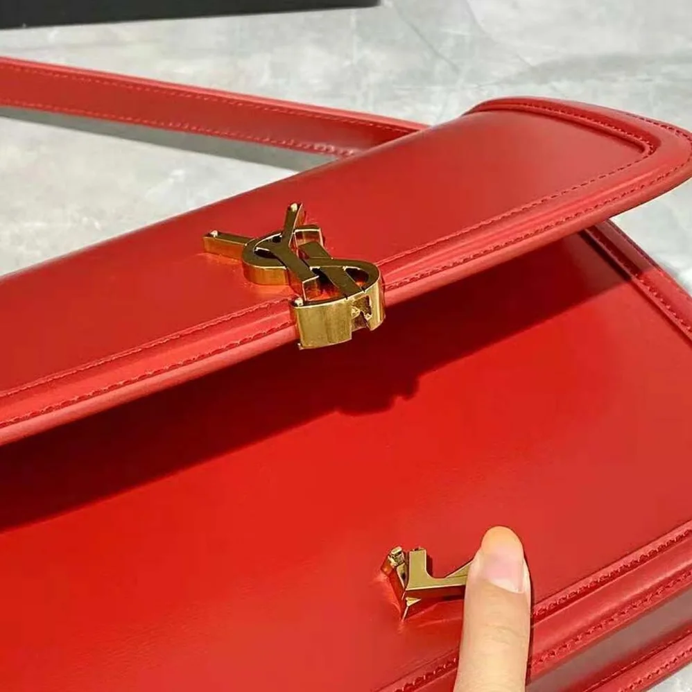Saint Laurent YSL Solferino Medium Satchel in Box Saint Laurent Leather for Women Saint Laurent YSL Solferino Medium Satchel in Box Saint Laurent Leather for Women