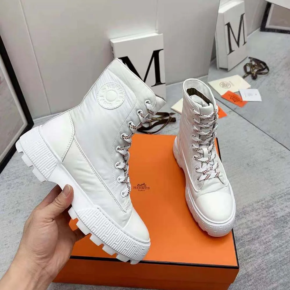 Hermes Fresh Ankle Boot for Women in White Hermes Fresh Ankle Boot for Women in White