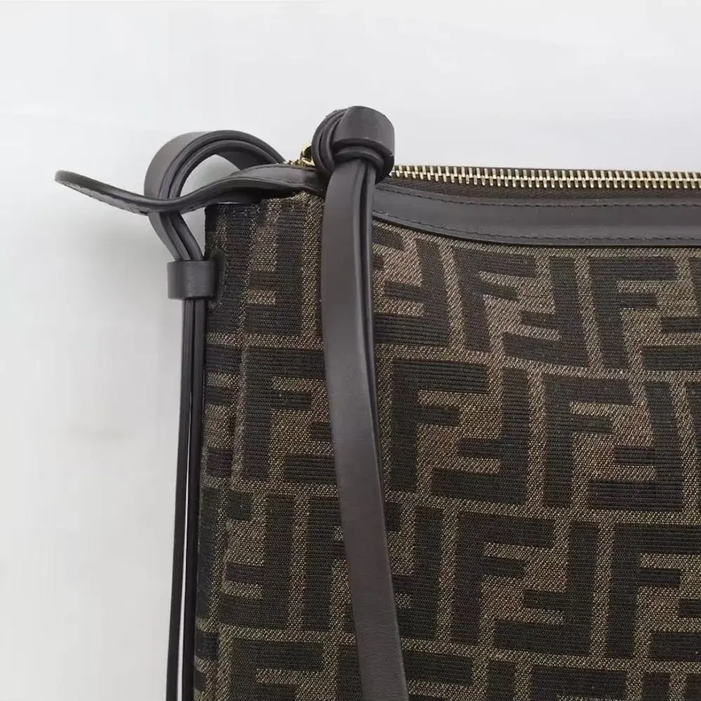 Fendi Simply FF Shoulder Bag with Fendi Baguette Motif for Men Fendi Simply FF Shoulder Bag with Fendi Baguette Motif for Men