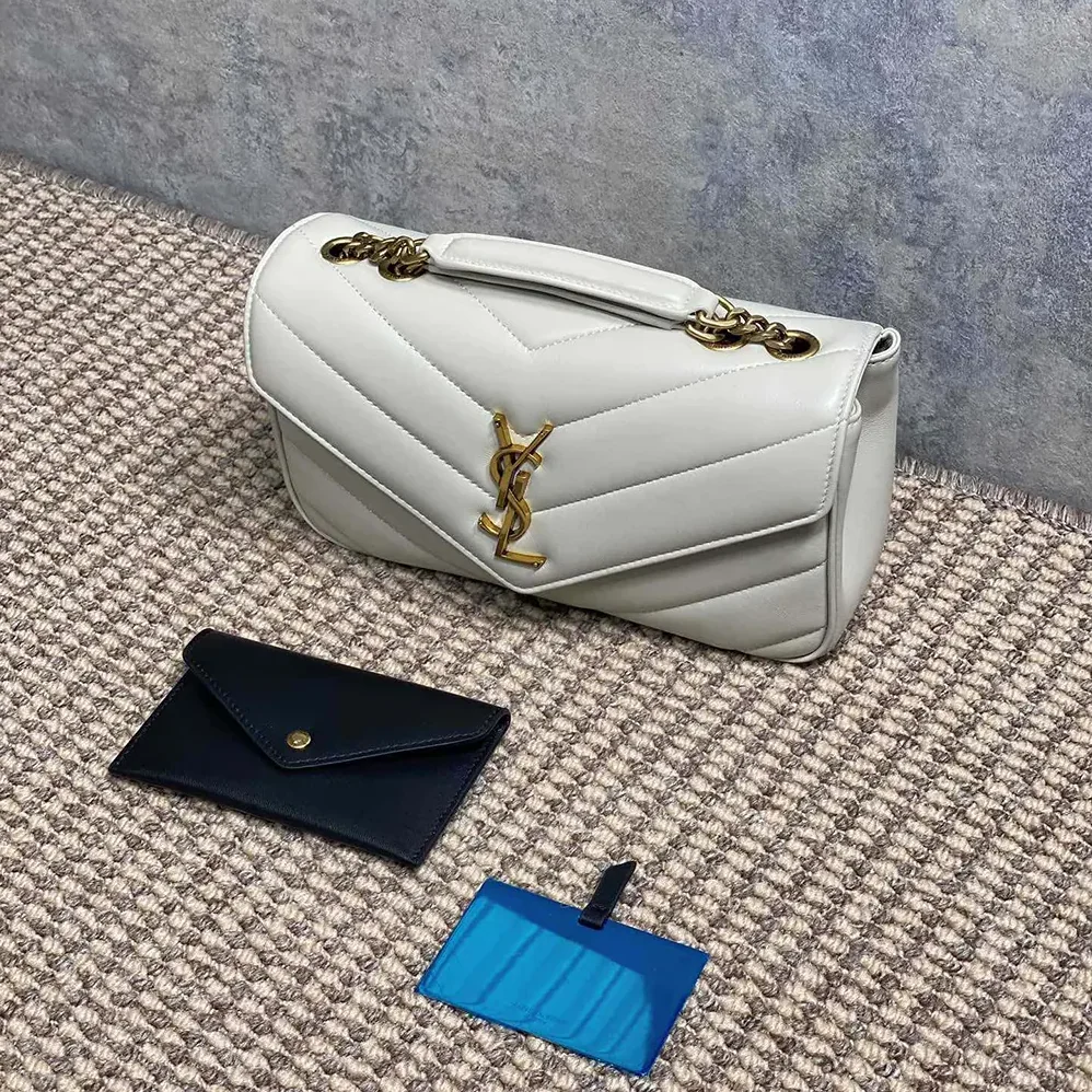 Saint Laurent YSL Loulou Small in Matelasse Lambskin for Women Saint Laurent YSL Loulou Small in Matelasse Lambskin for Women