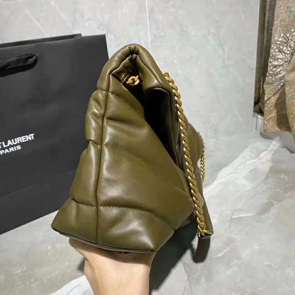 Saint Laurent YSL Puffer Medium Bag in Quilted Lambskin for Women