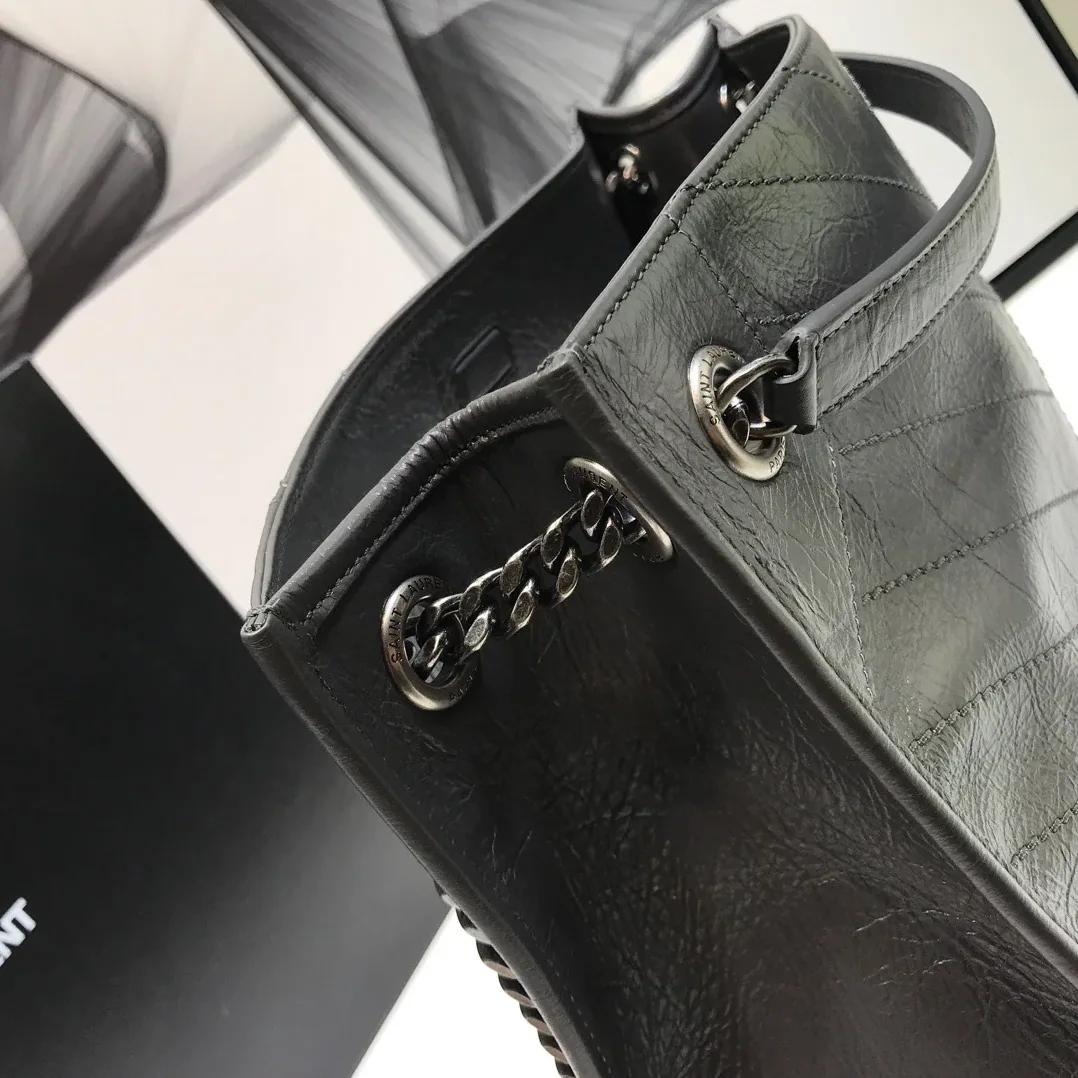 Saint Laurent Niki Medium Shopping Bag Beige in YSL