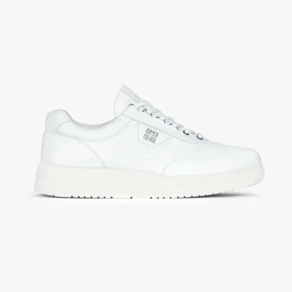 Givenchy G4 Sneakers in Leather for Men in White Givenchy G4 Sneakers in Leather for Men in White