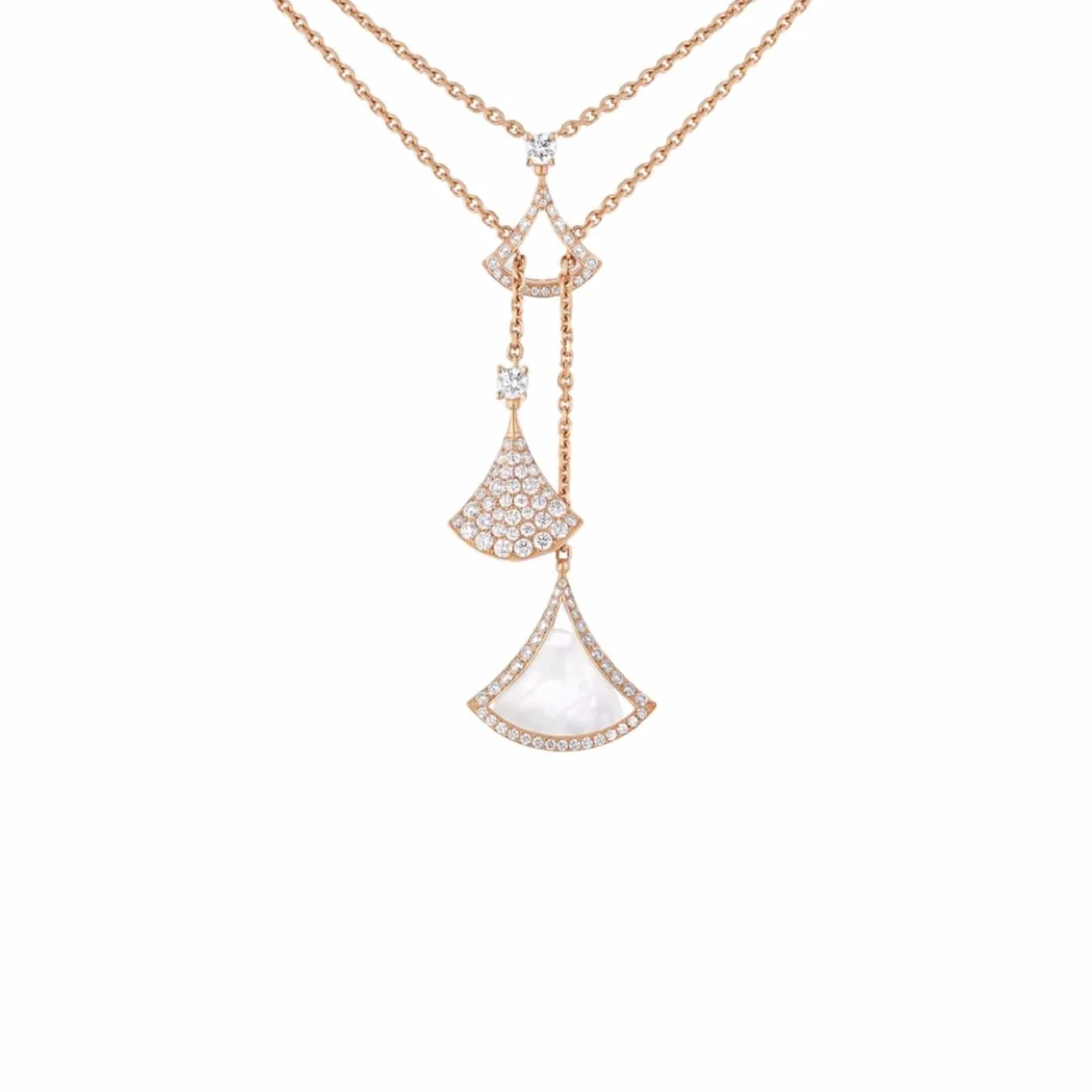 Bvlgari Divas Dream Necklace Rose Gold