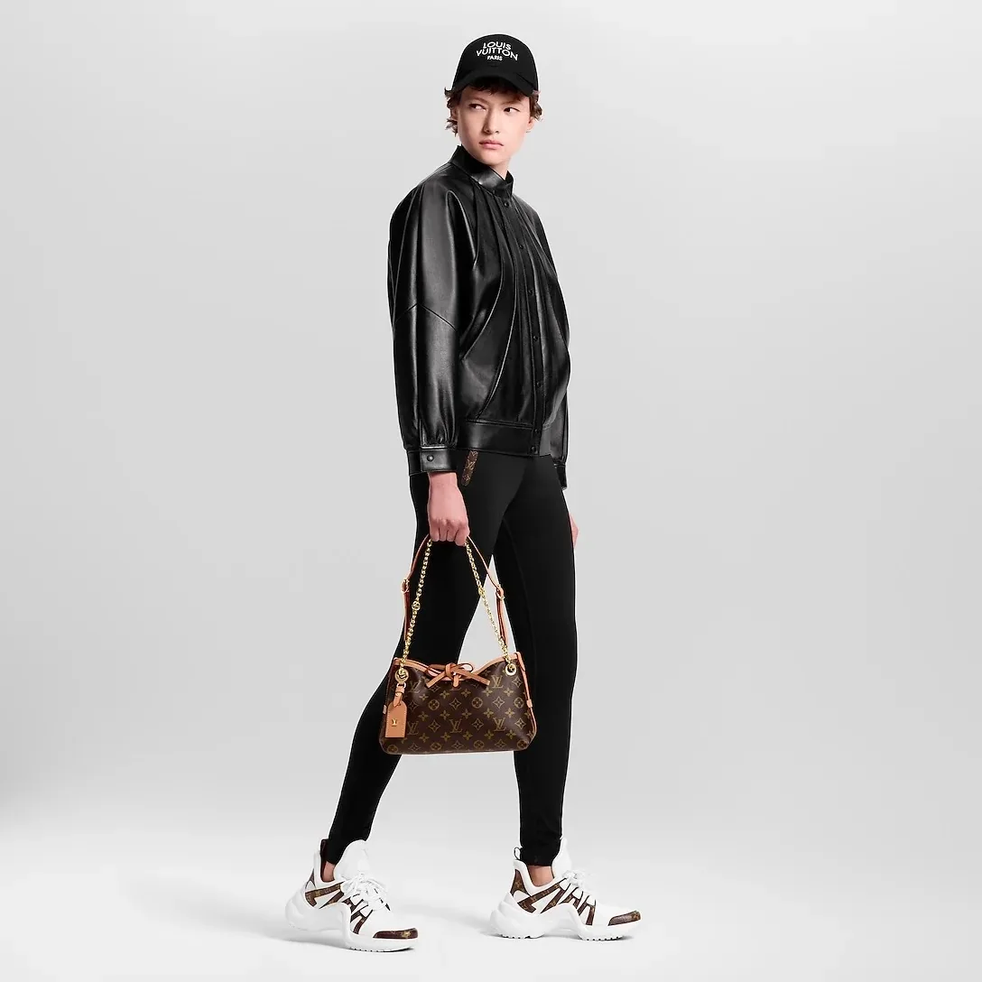 Louis Vuitton CarryAll BB Shoulder Bag in Monogram Brown
