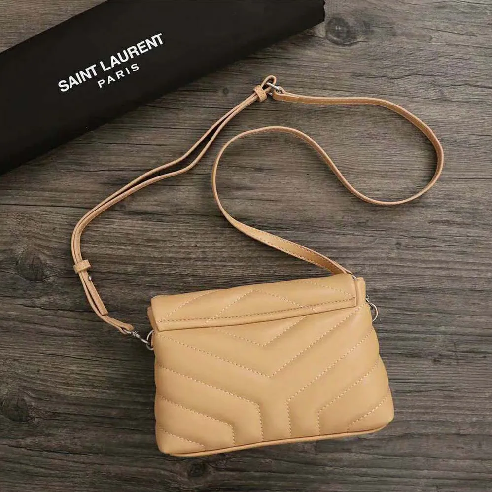 Saint Laurent YSL Loulou Small Matelasse Y Leather for Women in Sandy Saint Laurent YSL Loulou Small Matelasse Y Leather for Women in Sandy