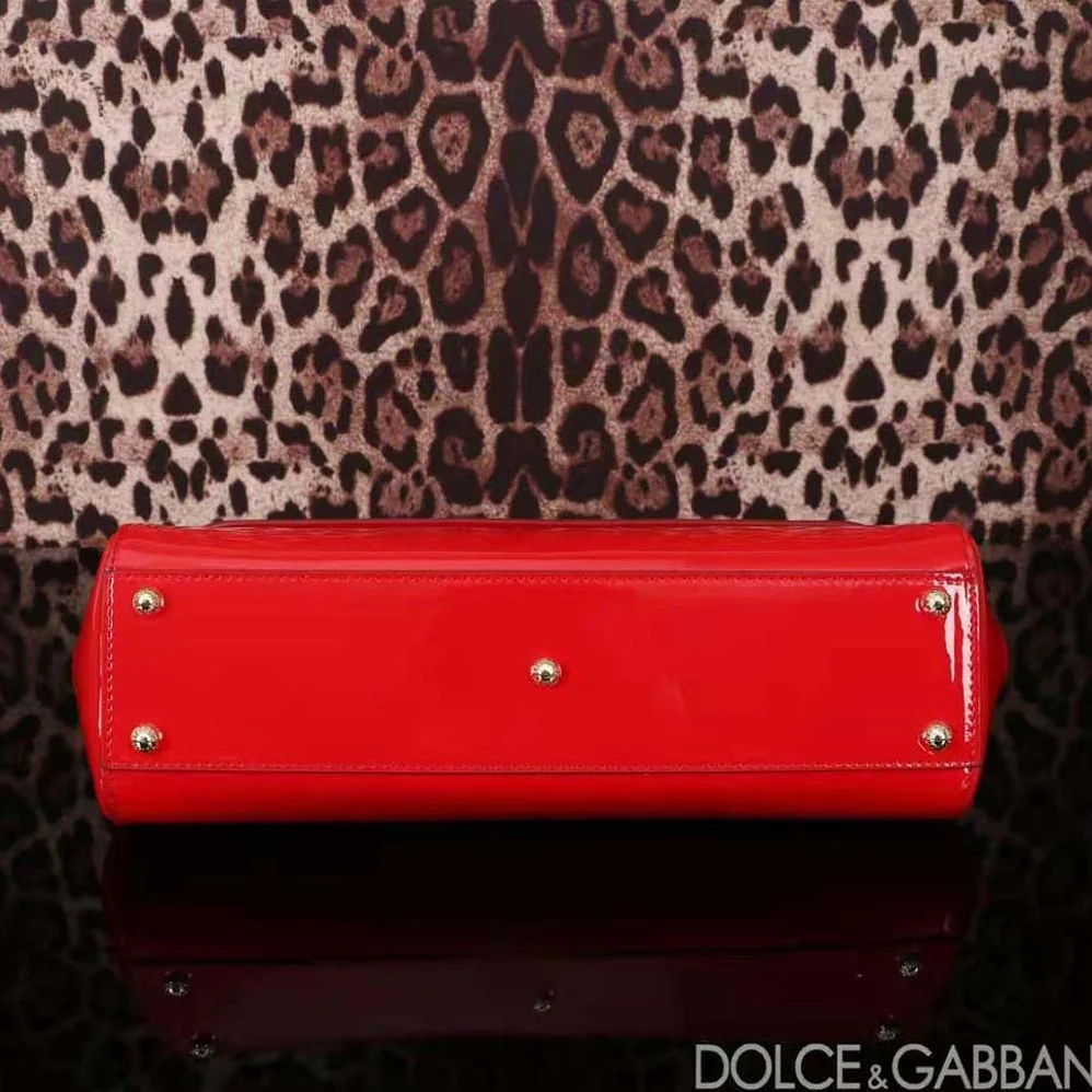 Dolce Gabbana D&G Elongated Sicily Handbag for Women in Red