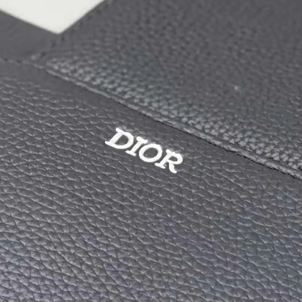 Dior Cactus Jack Dior Saddle Bag Black Grained Calfskin with Embroidered Signature for Men Dior Cactus Jack Dior Saddle Bag Black Grained Calfskin with Embroidered Signature for Men