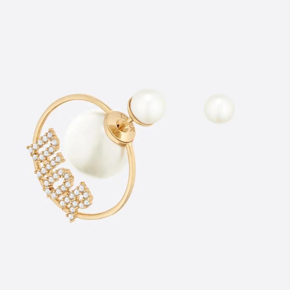 Dior Tribales Earrings Gold for Women in Finish Metal