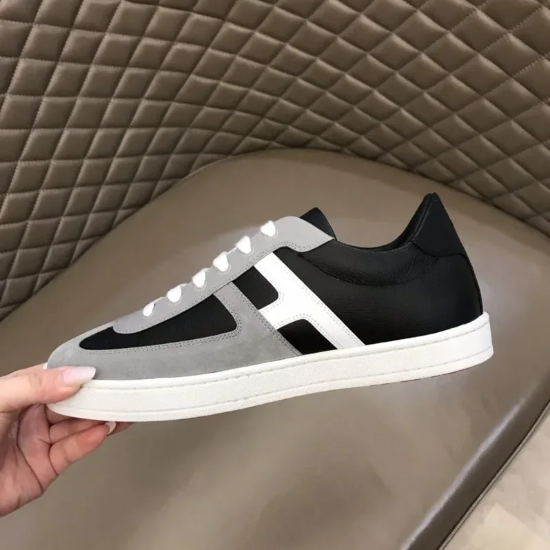 Hermes Boomerang Sneaker Black in Grey Hermes Boomerang Sneaker Black in Grey