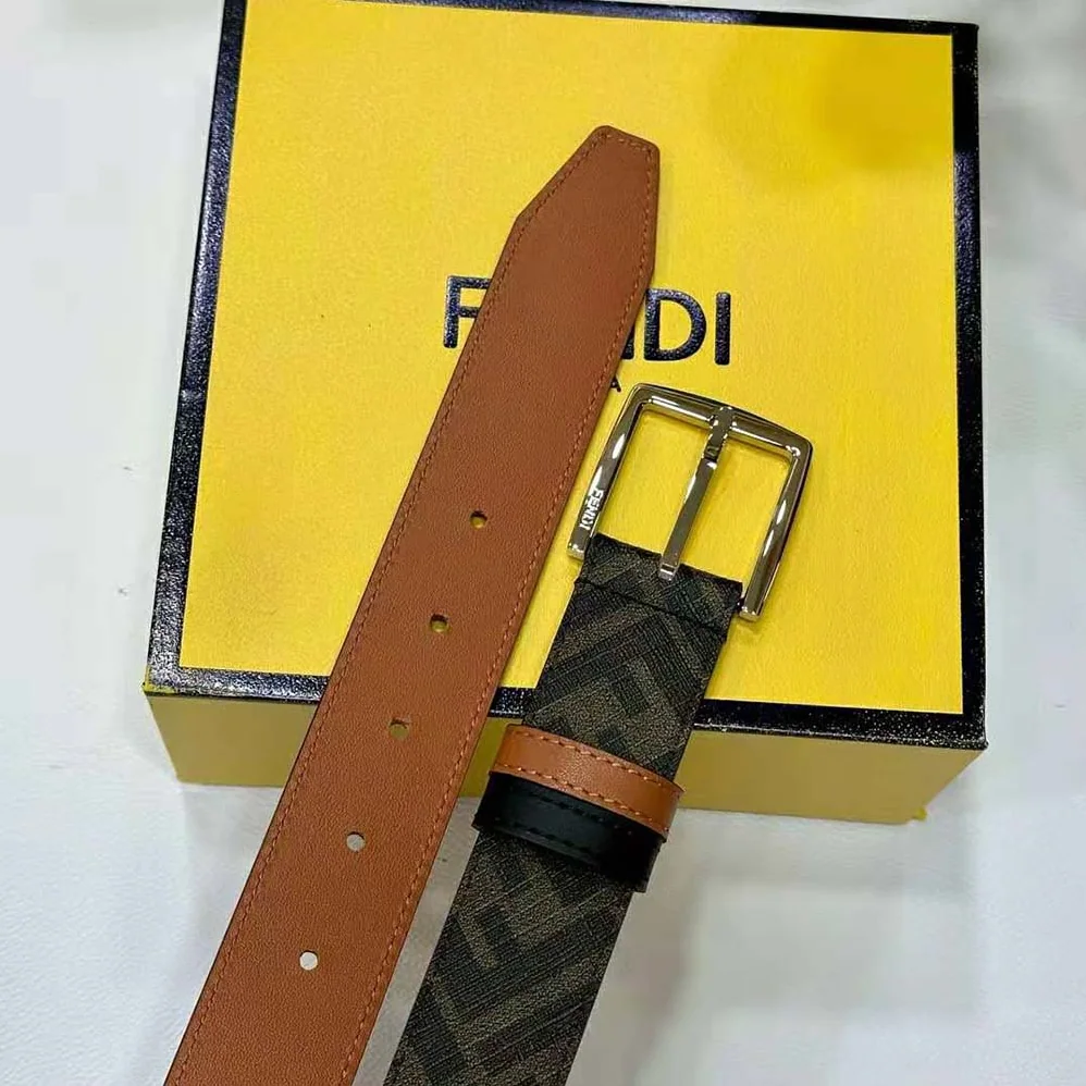 Fendi Fendi Diagonal Belt Beige Leather-7C0497A9XSF1EGA for Men Fendi Fendi Diagonal Belt Beige Leather-7C0497A9XSF1EGA for Men