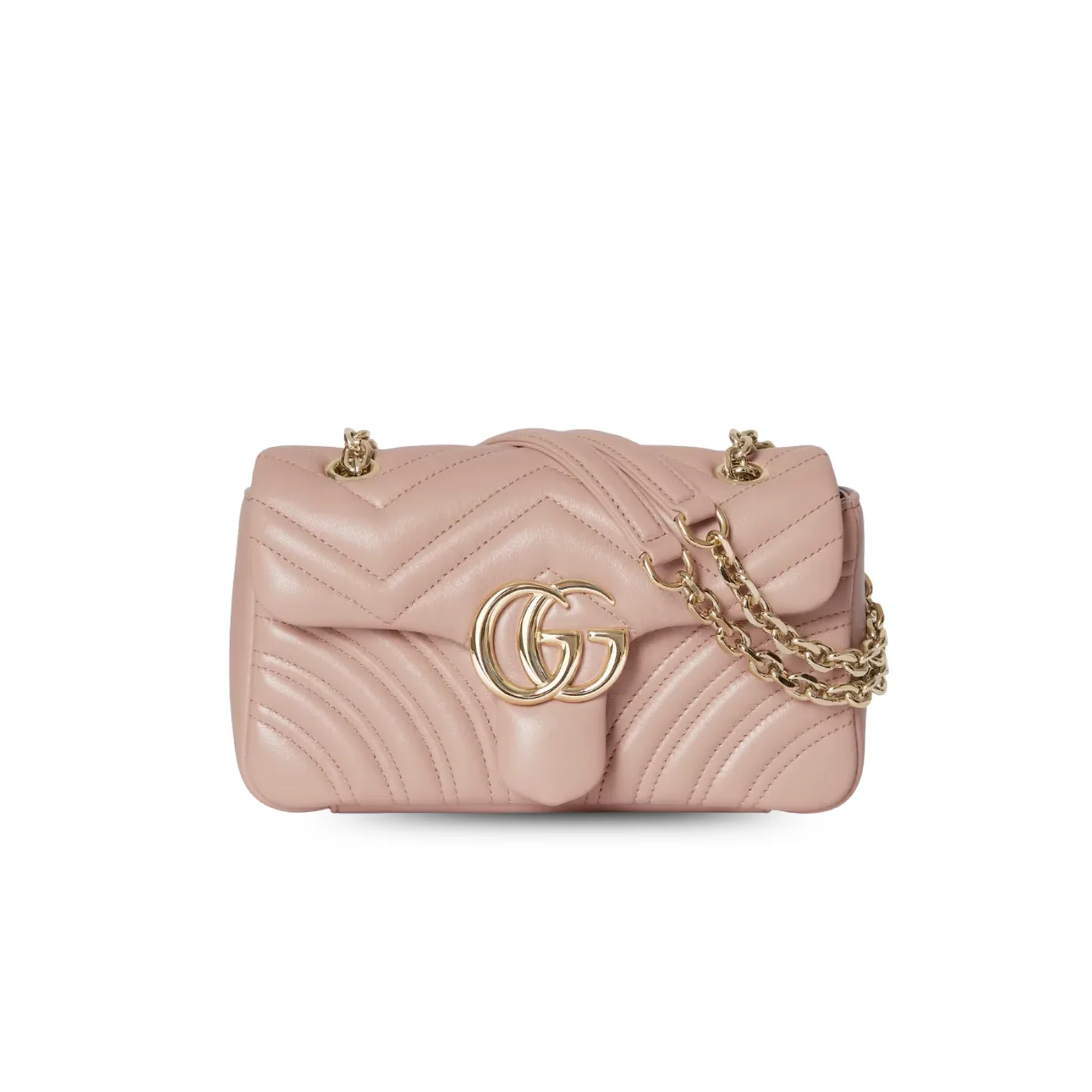 Gucci Marmont Small Shoulder Bag in Pink Beige Gold Hardware Gucci Marmont Small Shoulder Bag in Pink Beige Gold Hardware