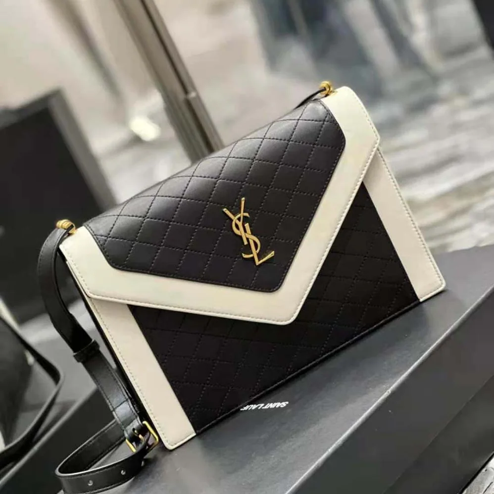 Saint Laurent YSL Gaby Satchel in Vintage Lambskin for Women Saint Laurent YSL Gaby Satchel in Vintage Lambskin for Women