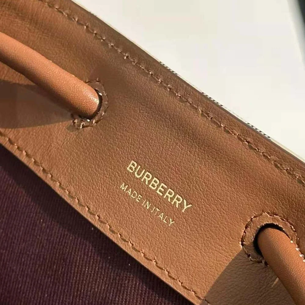 Burberry Mini TB Bucket Bag for Women in Brown Burberry Mini TB Bucket Bag for Women in Brown